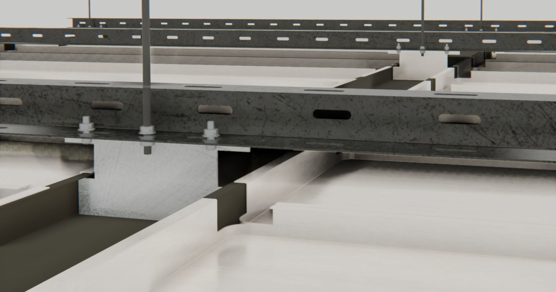BIM-GC-Hinge Down Suspended Metal Ceiling -From Architect- 3D model_8