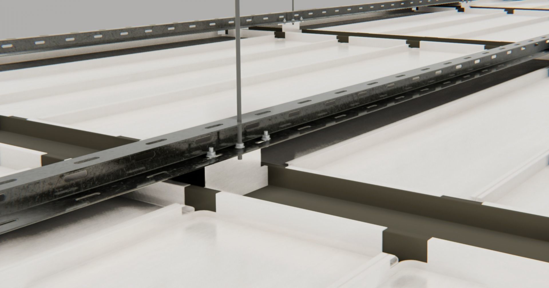 BIM-GC-Hinge Down Suspended Metal Ceiling -From Architect- 3D model_5