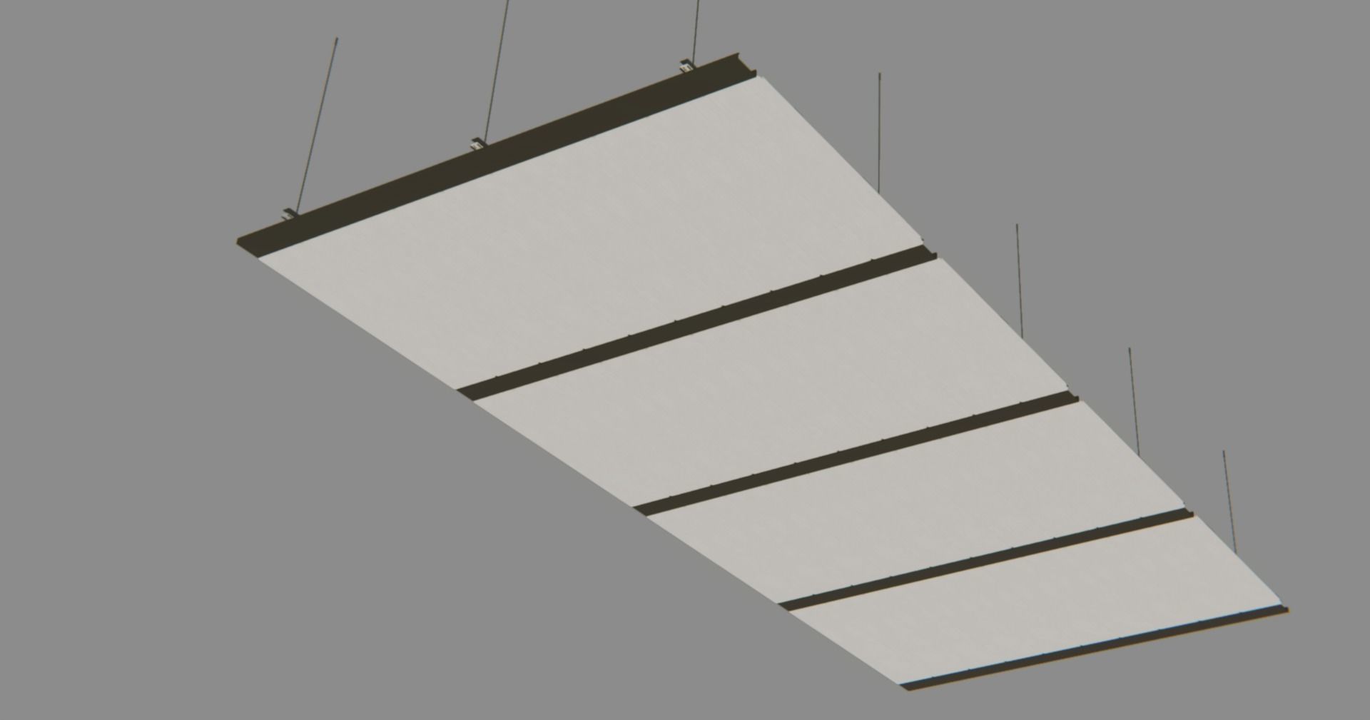 BIM-GC-Hinge Down Suspended Metal Ceiling -From Architect- 3D model_3