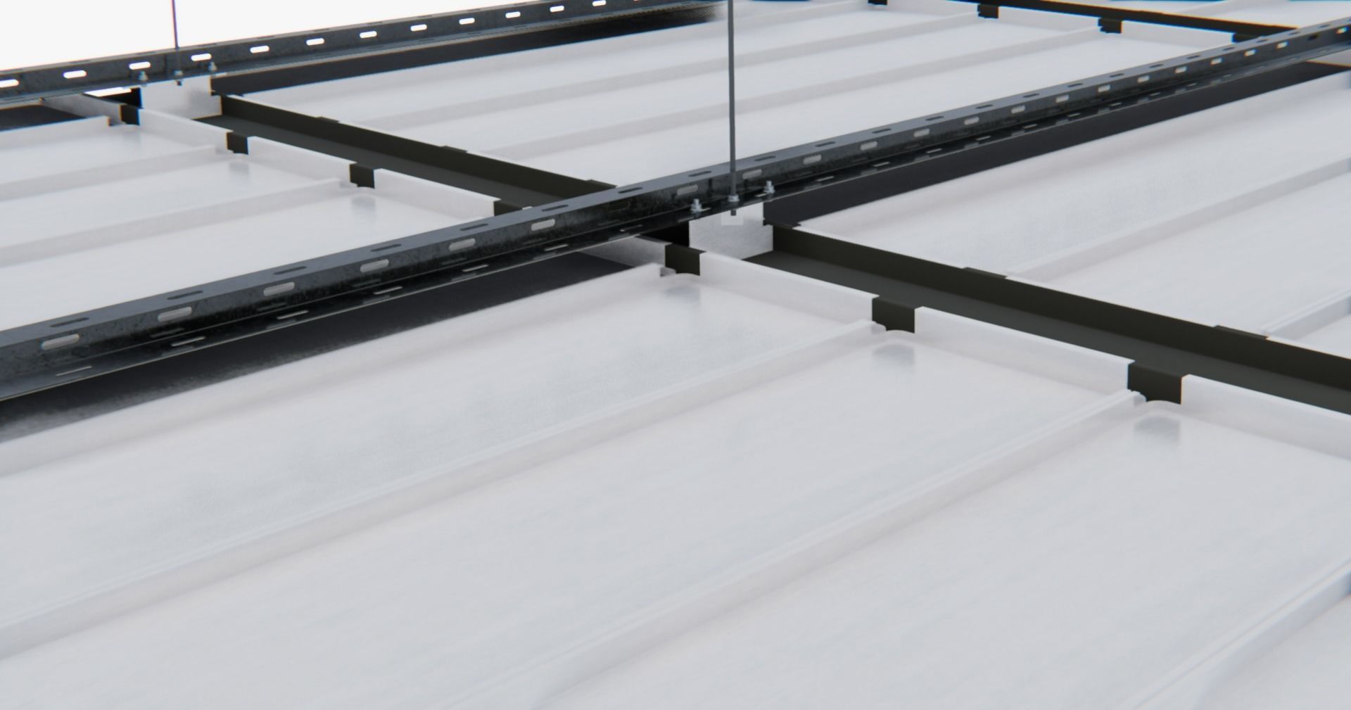 BIM-GC-Hinge Down Suspended Metal Ceiling -From Architect- 3D model_1