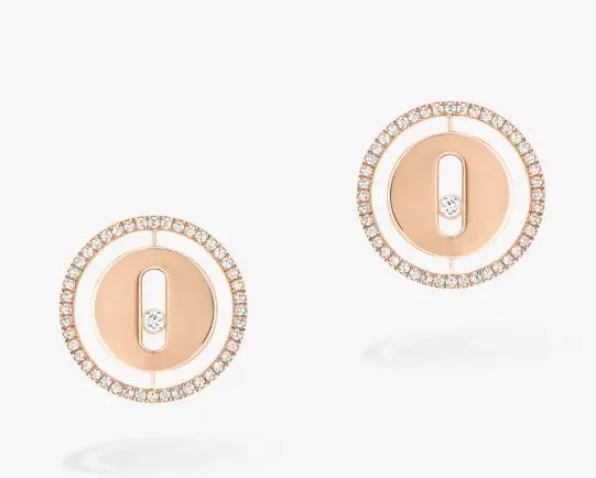 DIAMOND EARRINGS PUCES LUCKY MOVE 3D print model