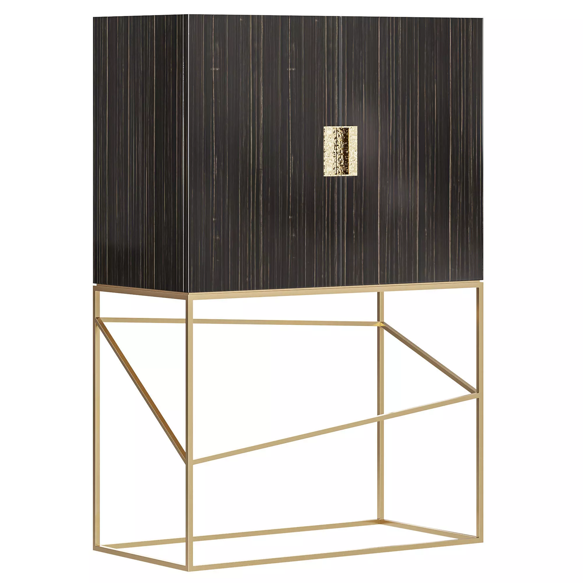 Caracole Edge Bar Cabinet  3D model_0