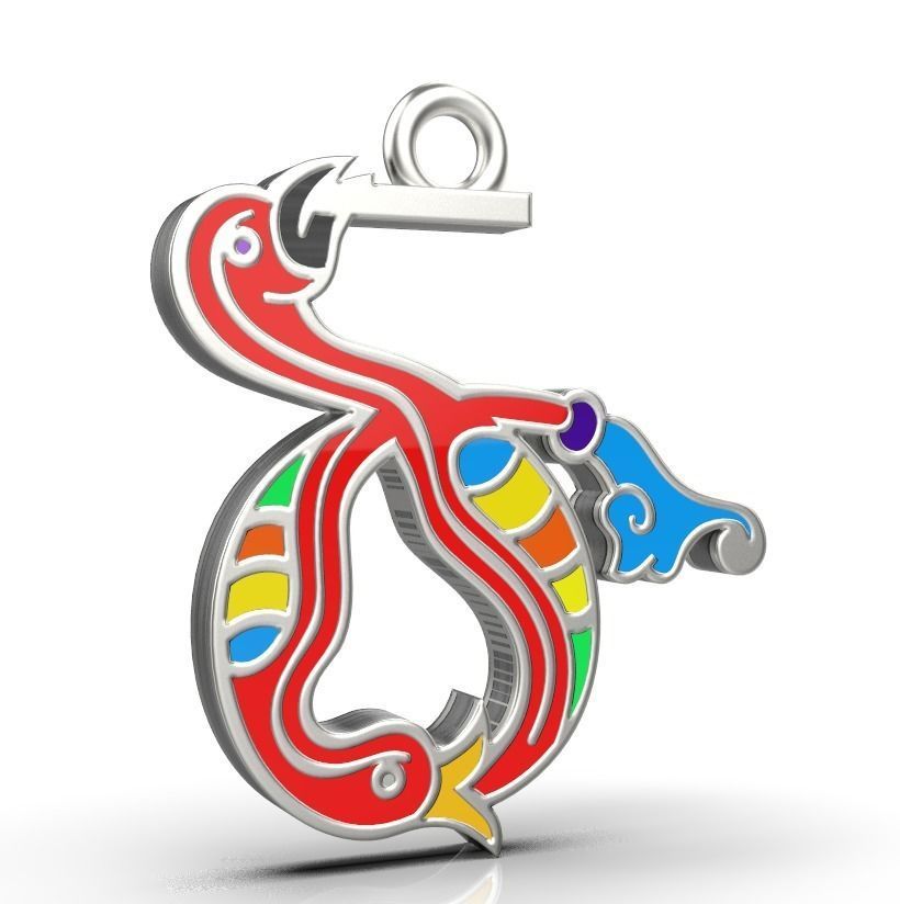 Armenian letters 3D print model_8