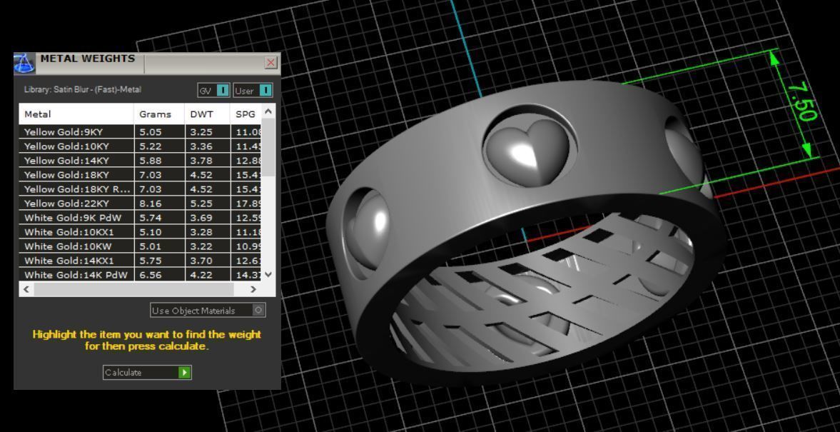 Heart Wedding Ring 3D print model_5