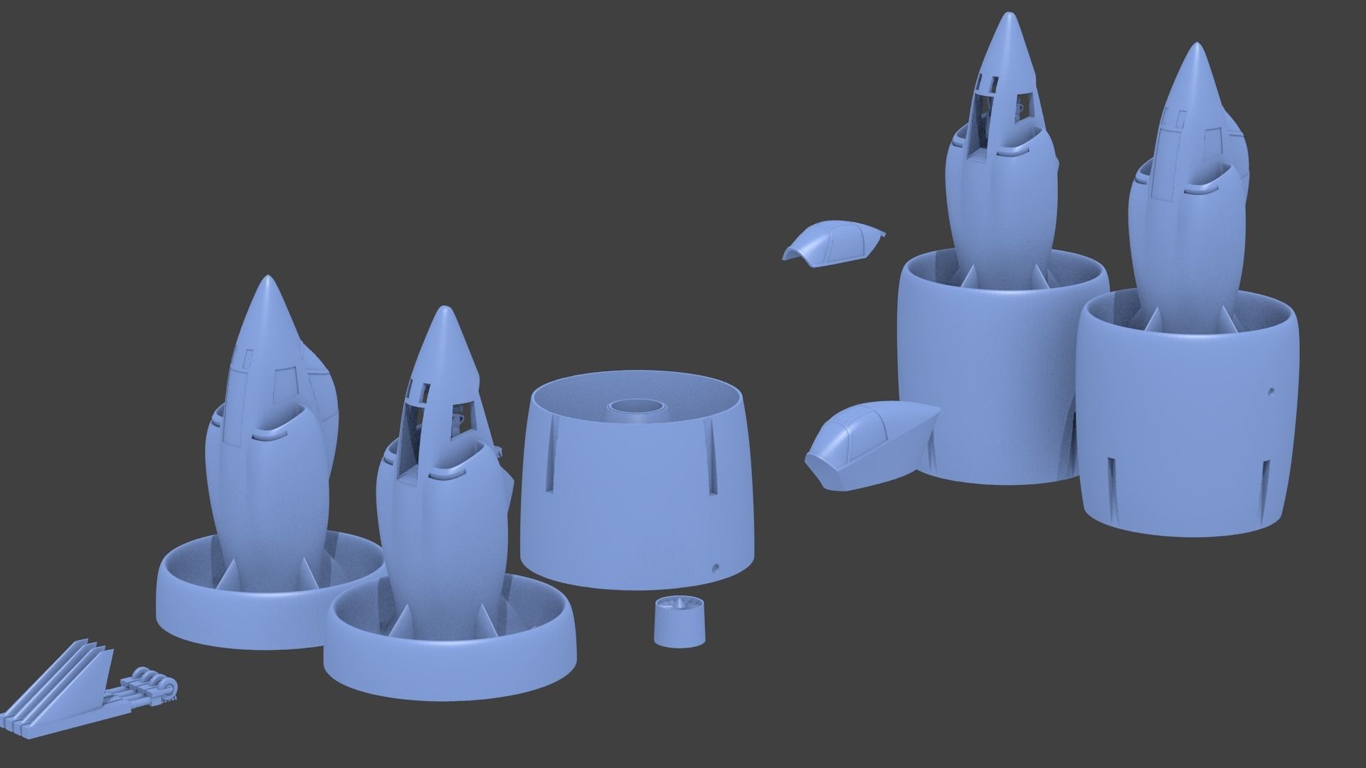 SNECMA C-450   3D print model_12