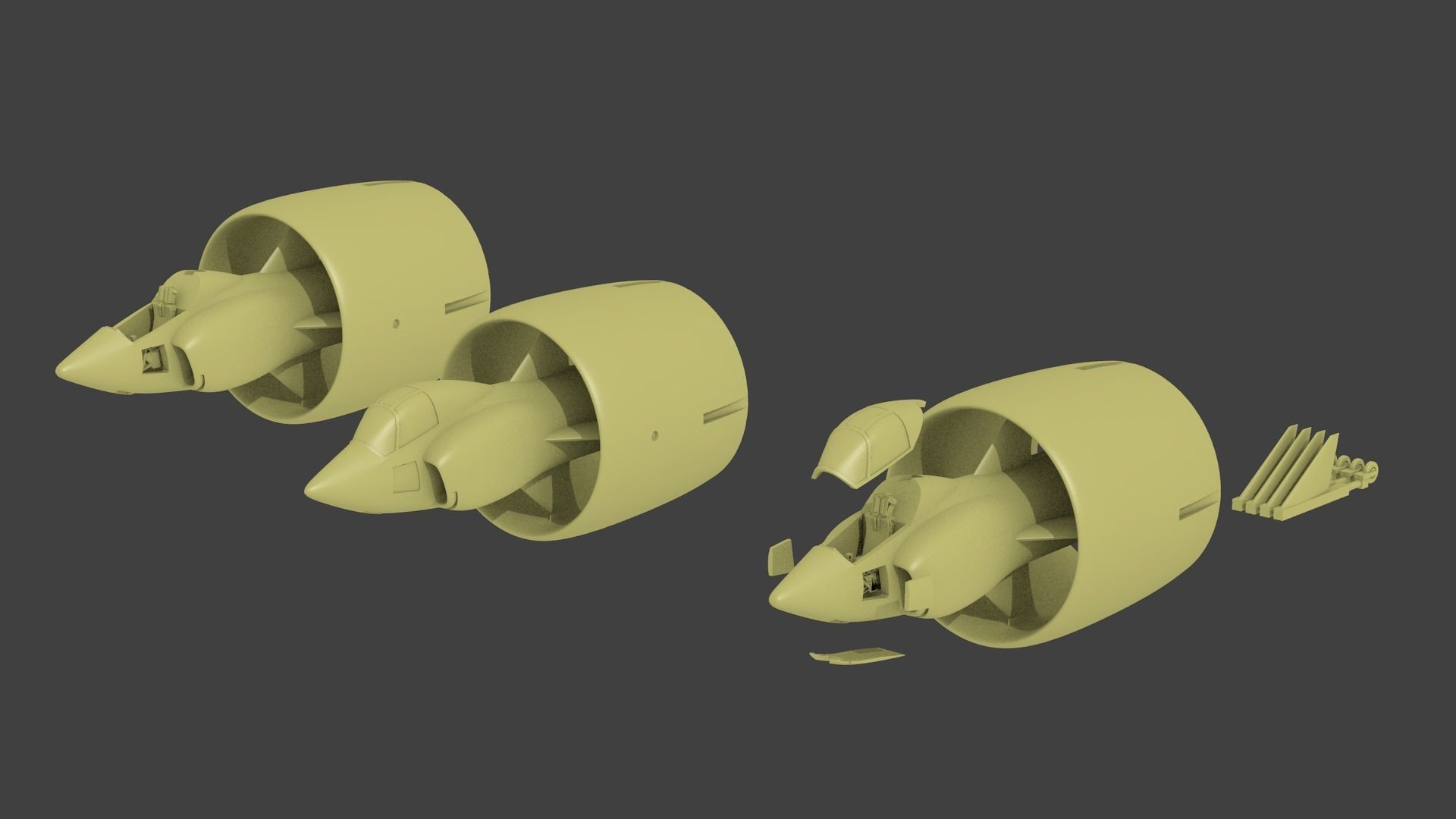 SNECMA C-450   3D print model_15