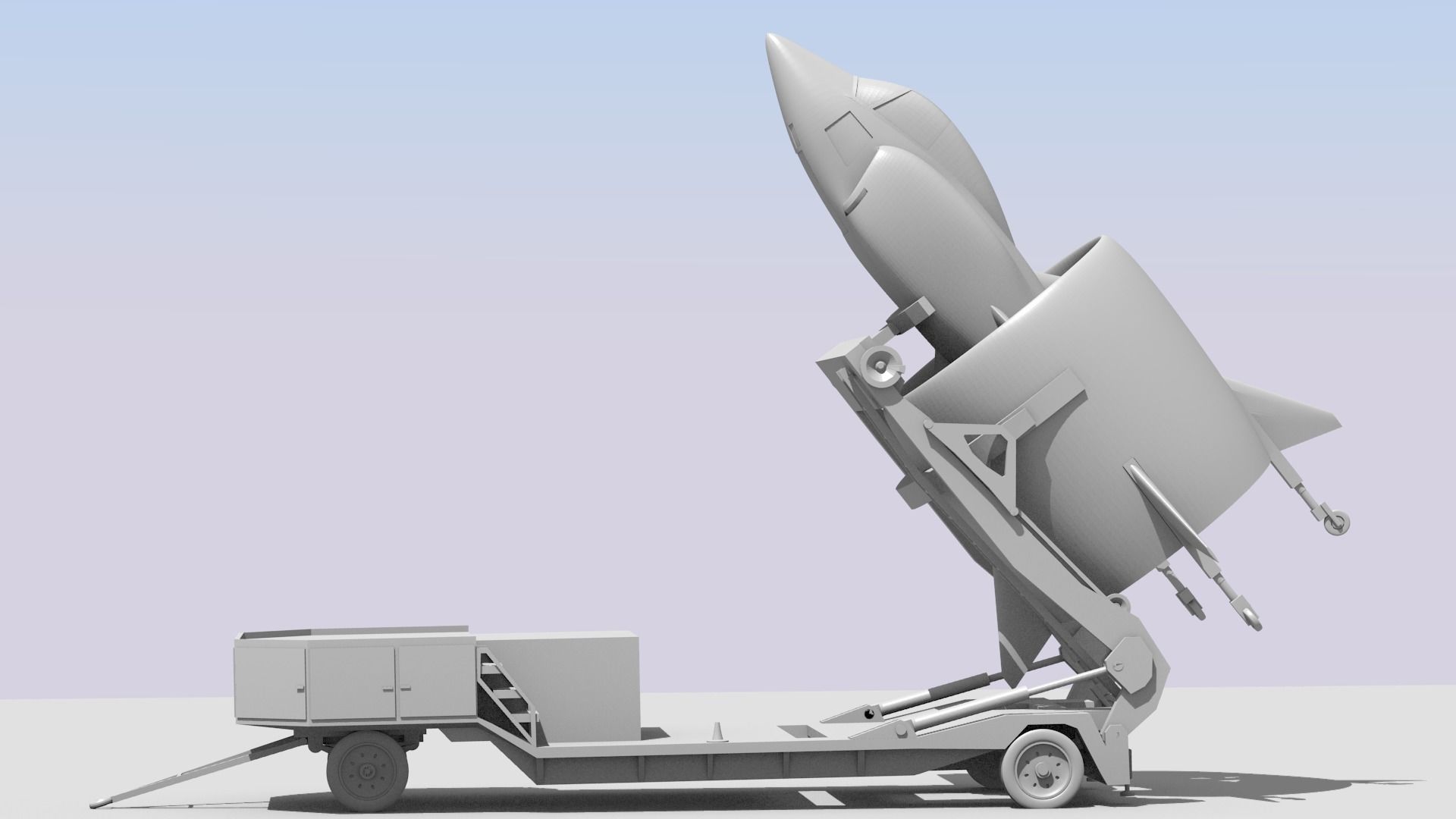 SNECMA C-450   3D print model_4