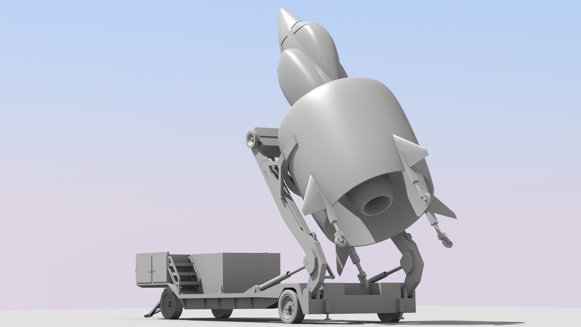 SNECMA C-450   3D print model_5