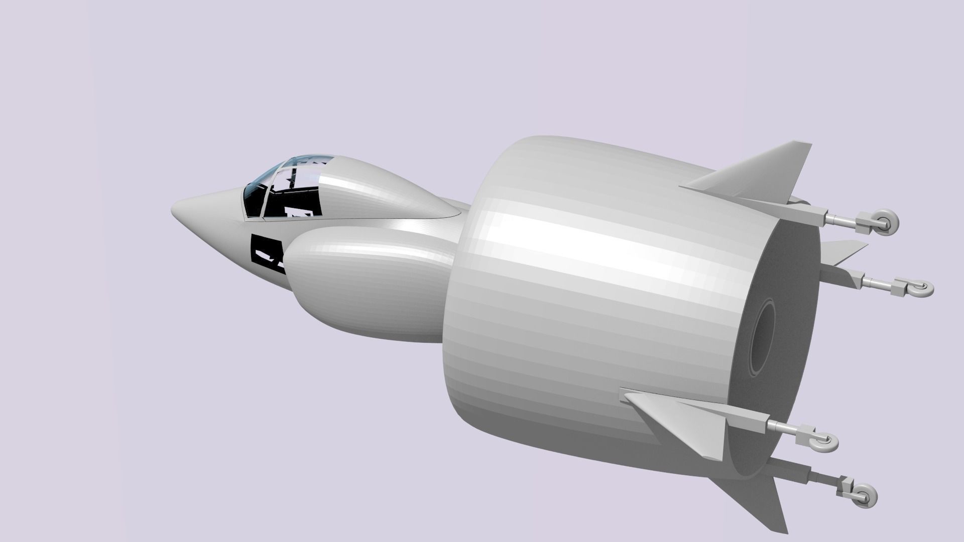 SNECMA C-450   3D print model_7