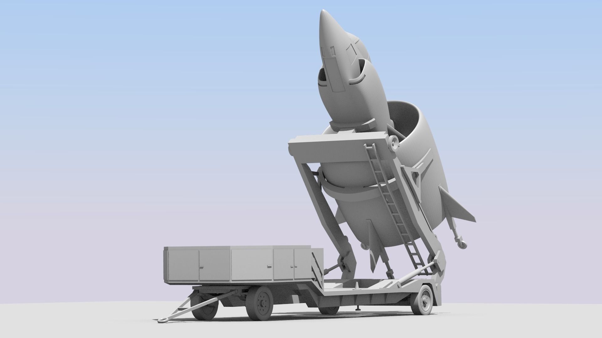 SNECMA C-450   3D print model_3