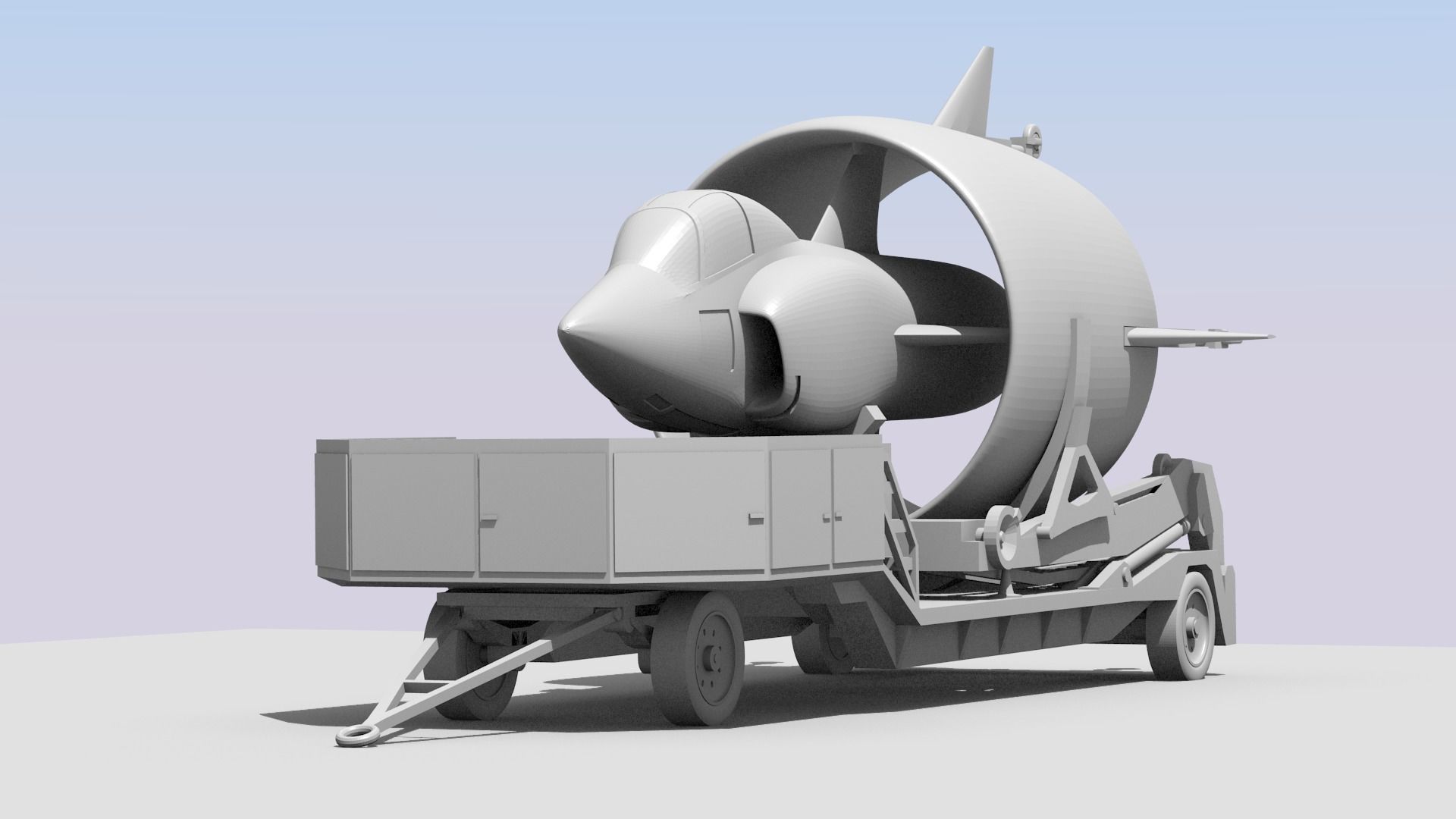 SNECMA C-450   3D print model_2