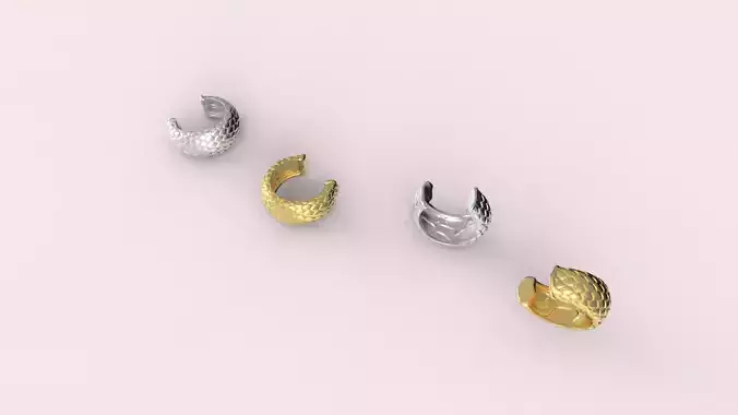 Printable  earring cuff - snake