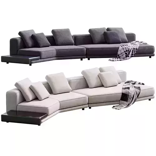 Sofa Max By Meridiani 3D model