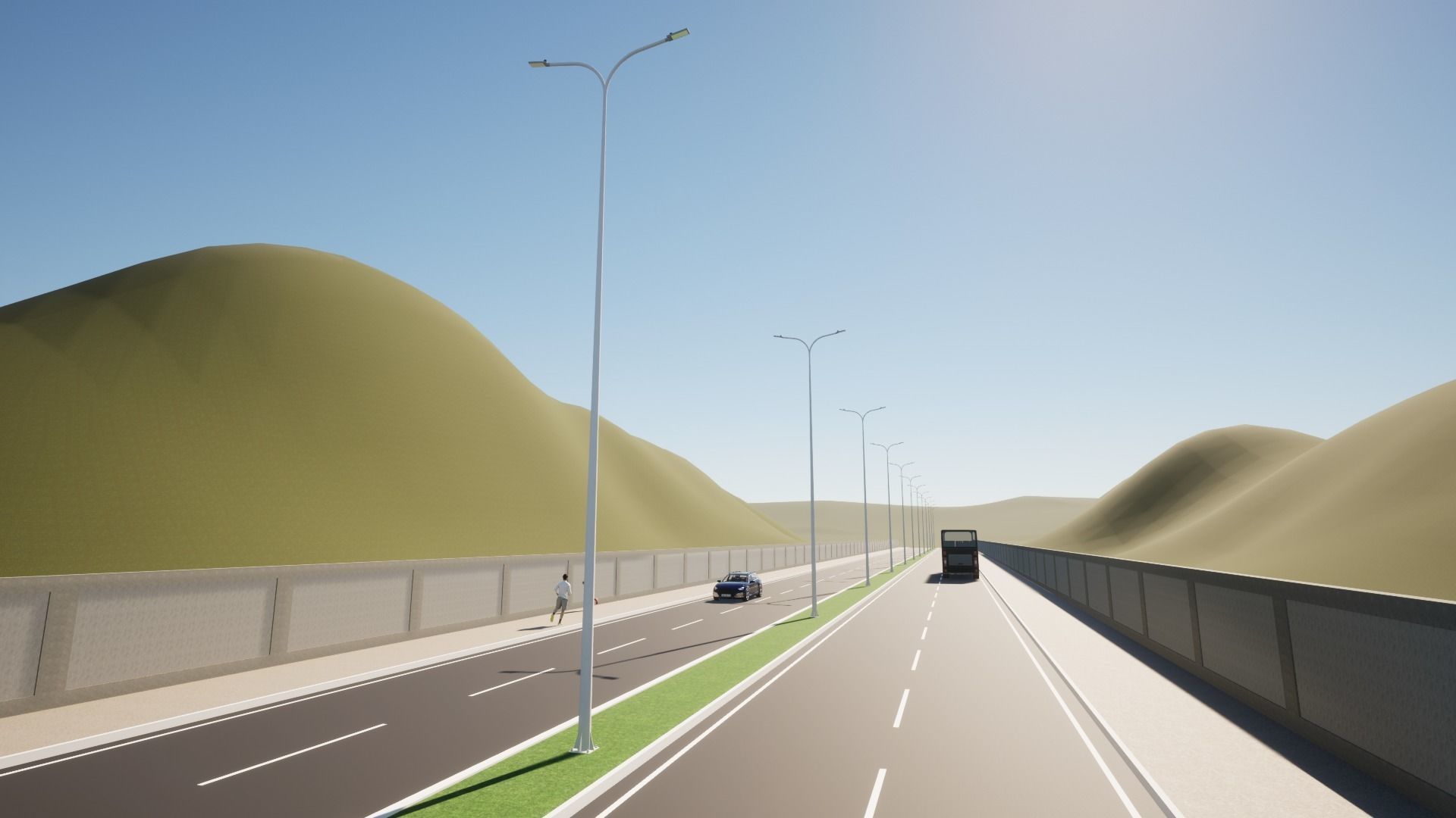 Light Pole - Lamp Post 18 3D model_7