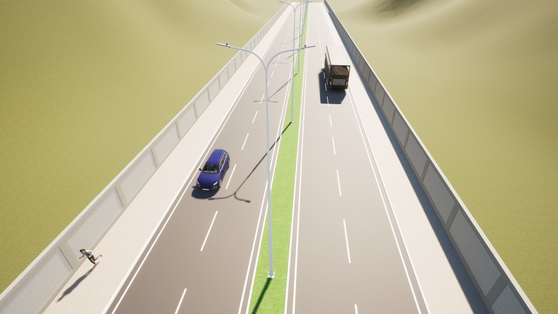 Light Pole - Lamp Post 18 3D model_10