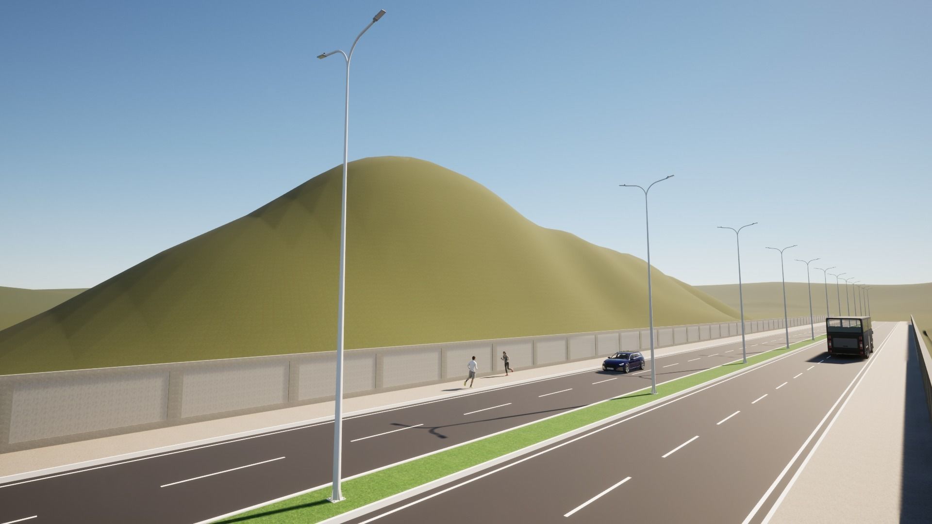 Light Pole - Lamp Post 18 3D model_8