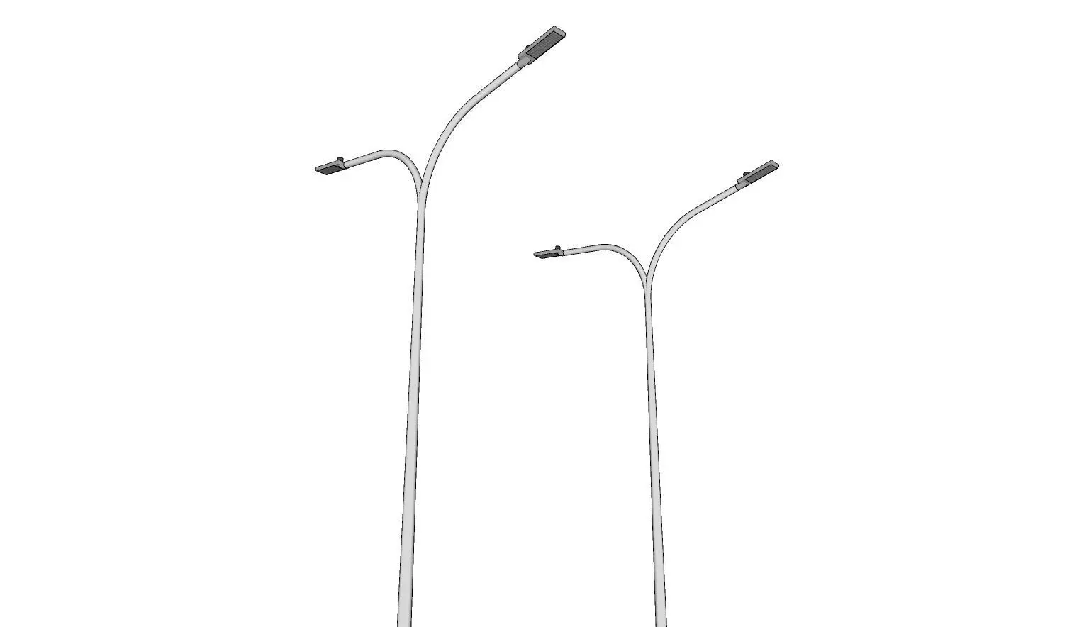 Light Pole - Lamp Post 18 3D model_0