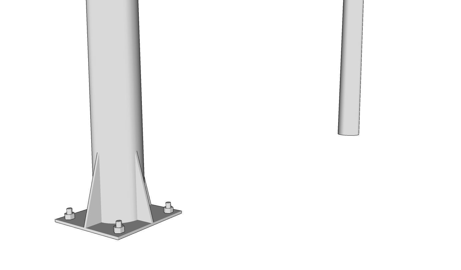 Light Pole - Lamp Post 18 3D model_4