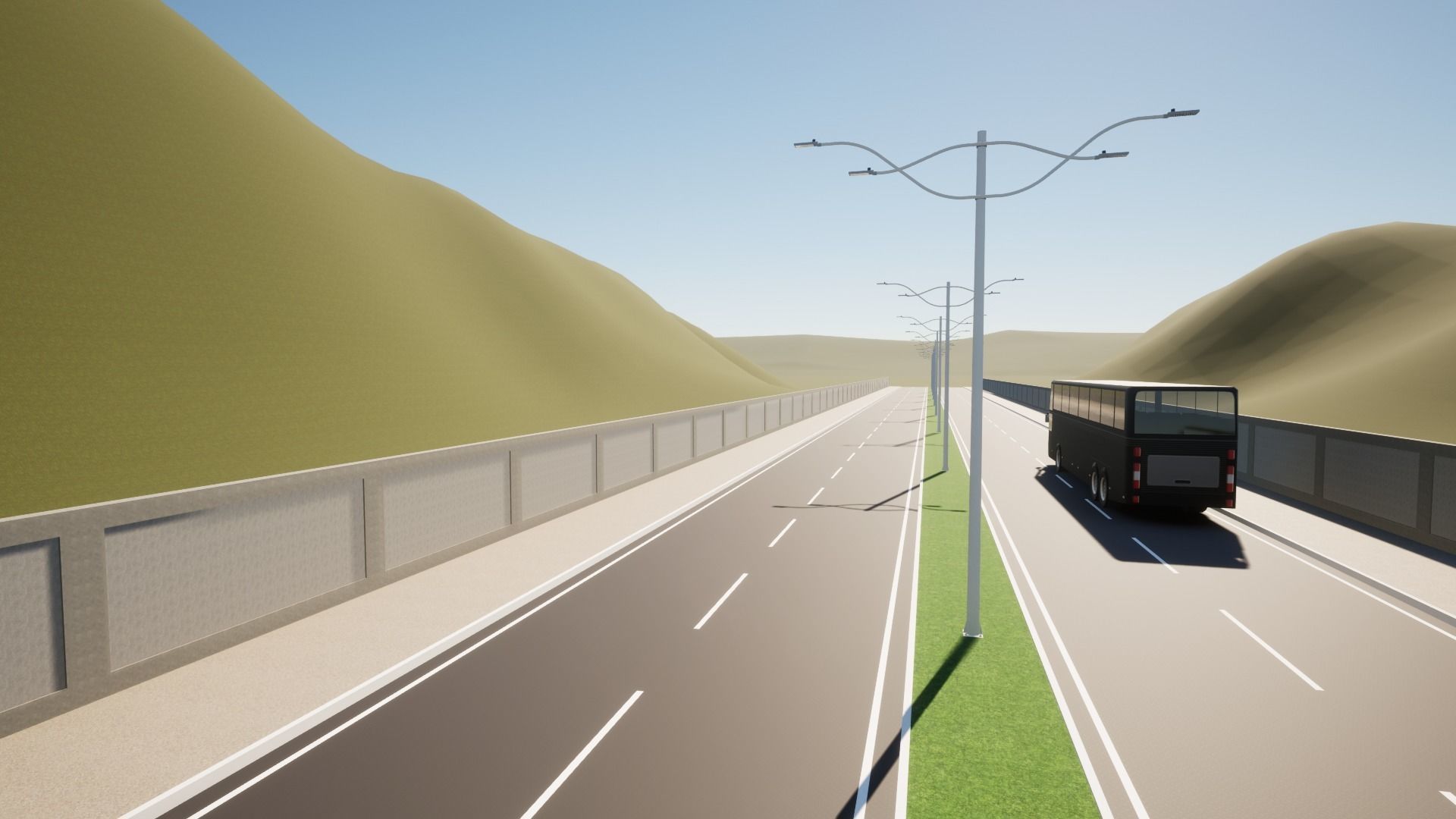 Light Pole - Lamp Post 19 3D model_10