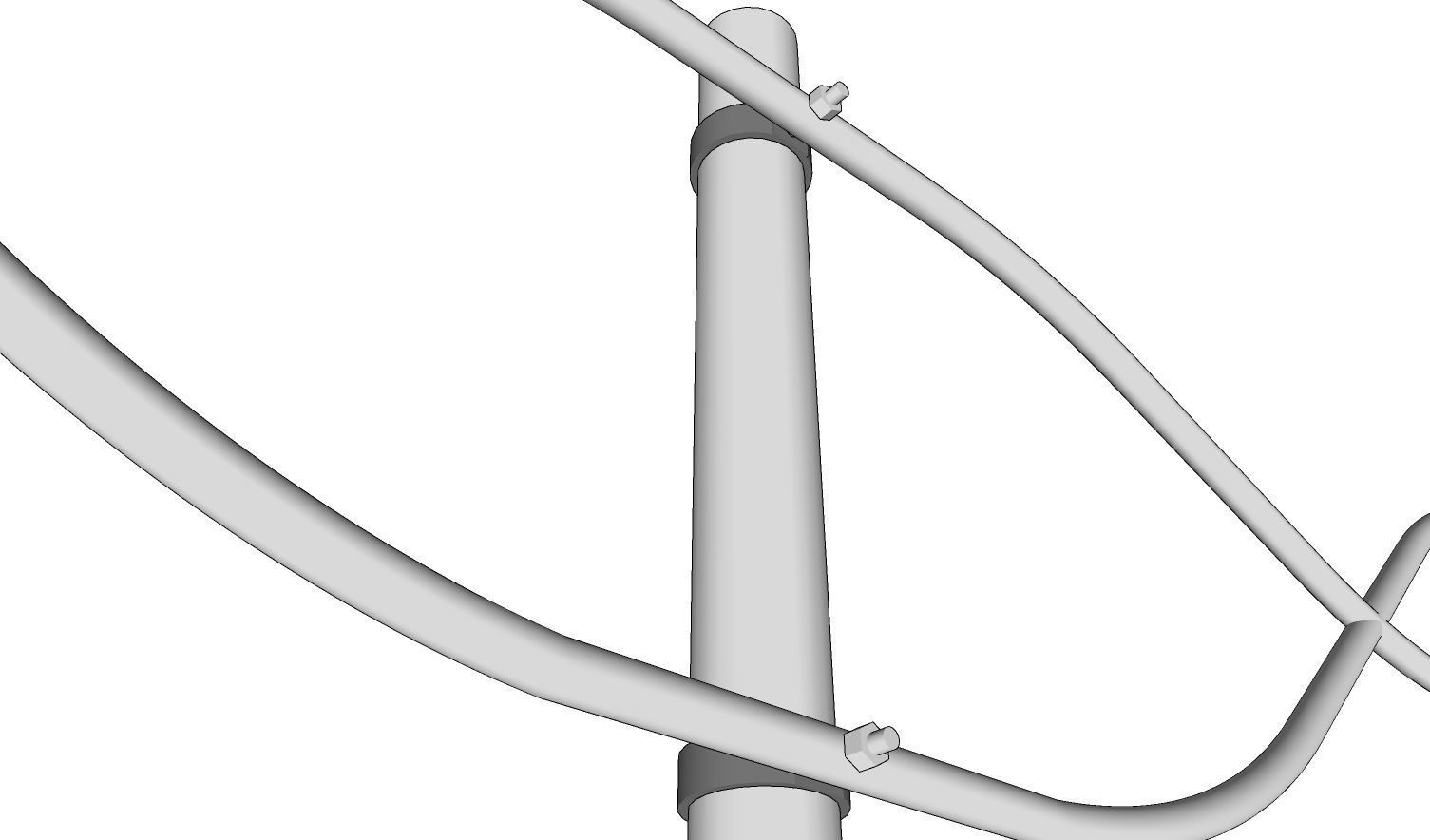 Light Pole - Lamp Post 19 3D model_7