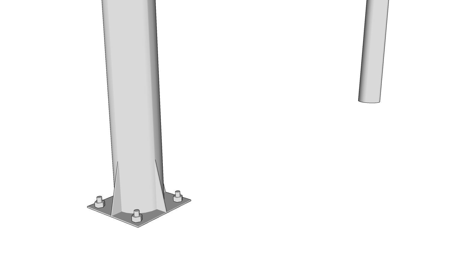 Light Pole - Lamp Post 19 3D model_4