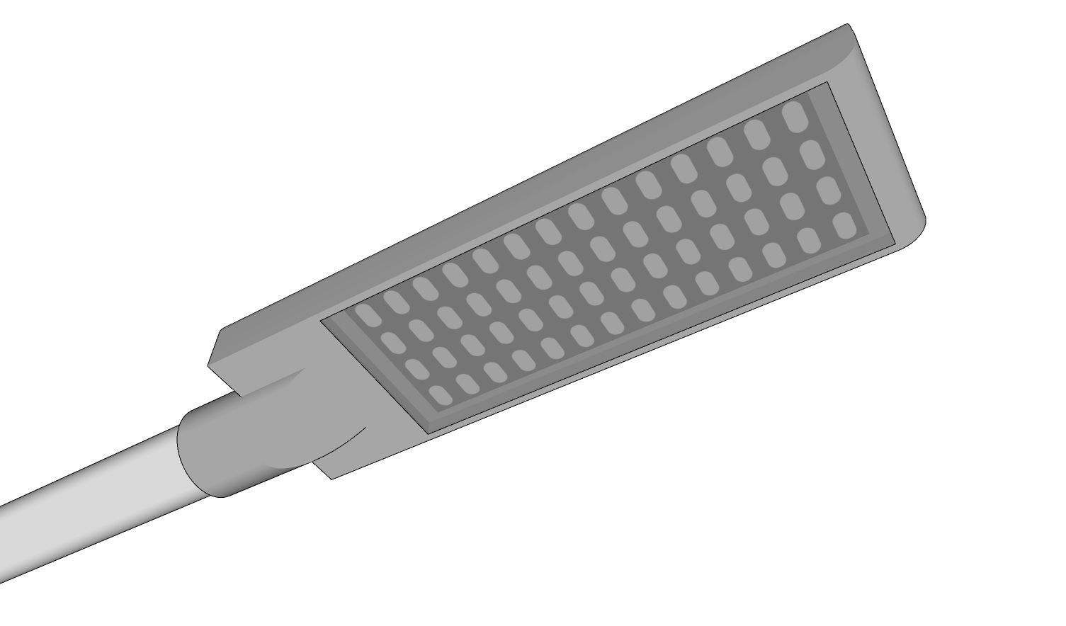 Light Pole - Lamp Post 19 3D model_5