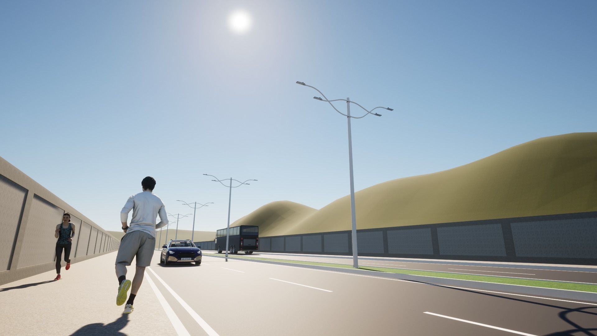 Light Pole - Lamp Post 19 3D model_12