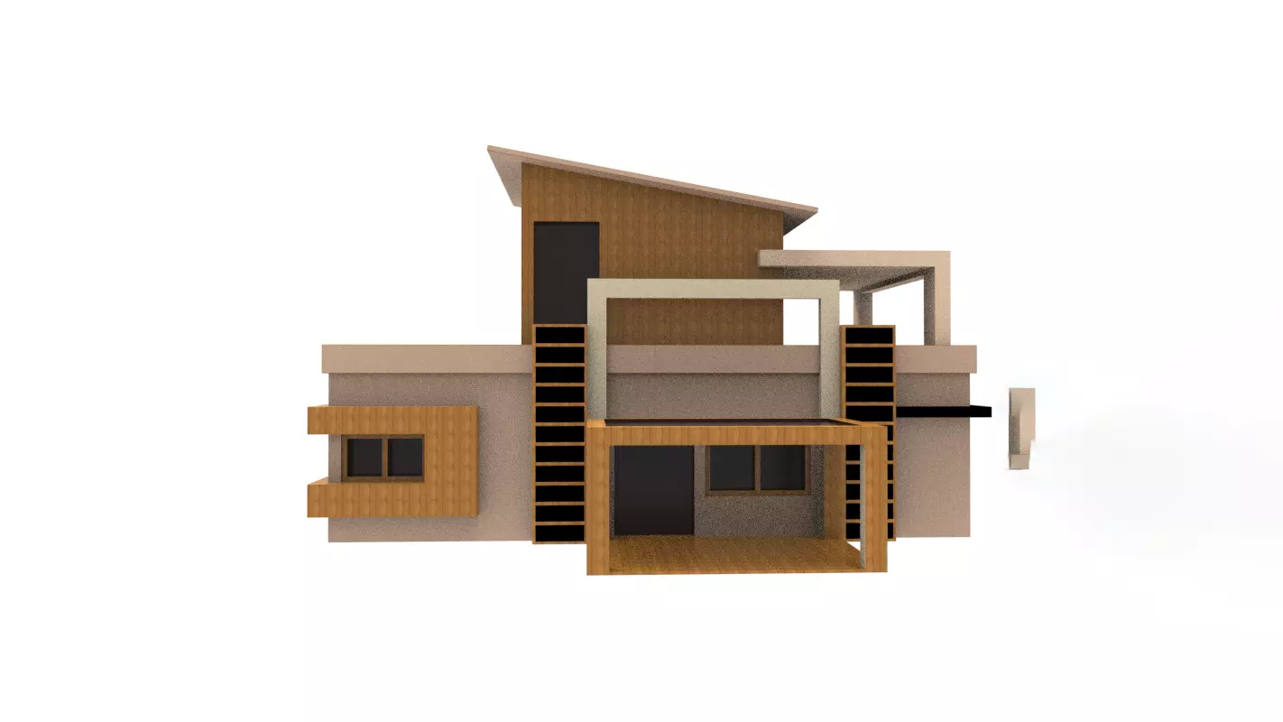 Modern Villa 3D print model