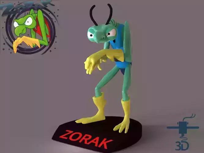 Zorak - Space Ghost 3D print model