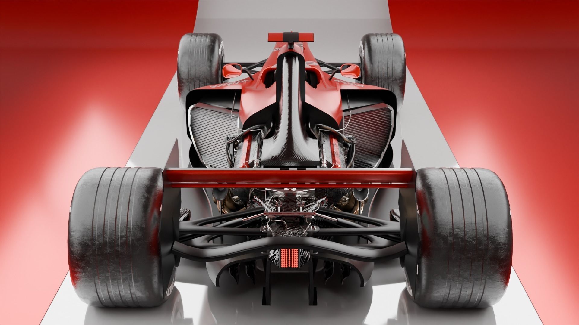 Ferrari F2004 F1 car 3D model_7