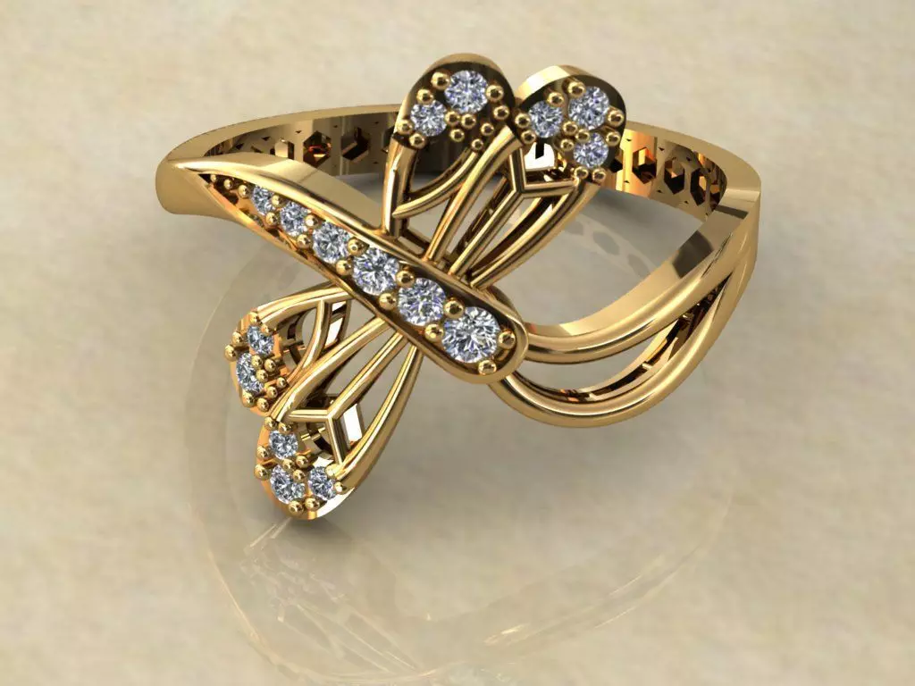 Women Wedding Engagement Ring 30 3D print model