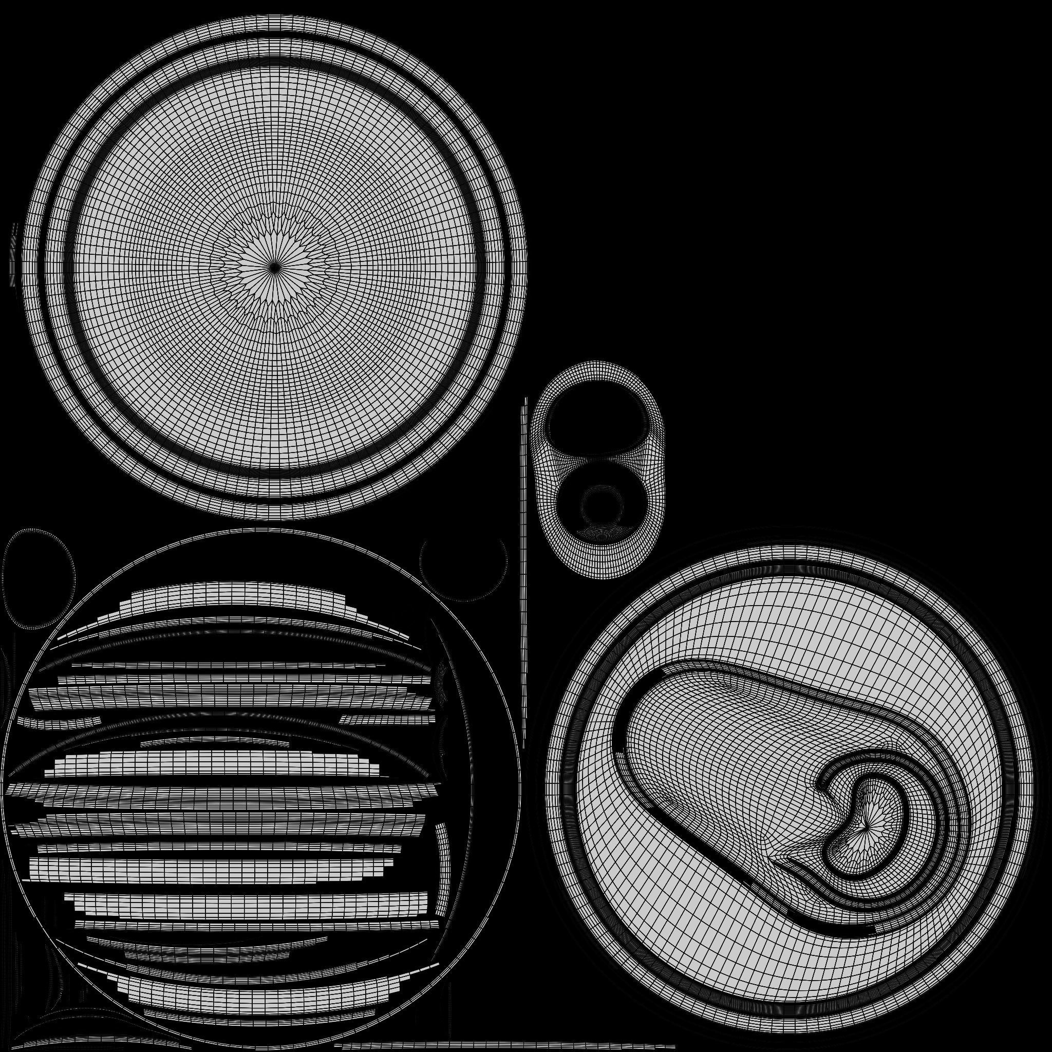 Mango Juice Drink 3D model_11