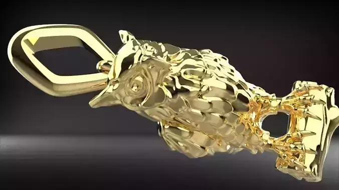 Owl Pendant Necklace Charm Jewelry