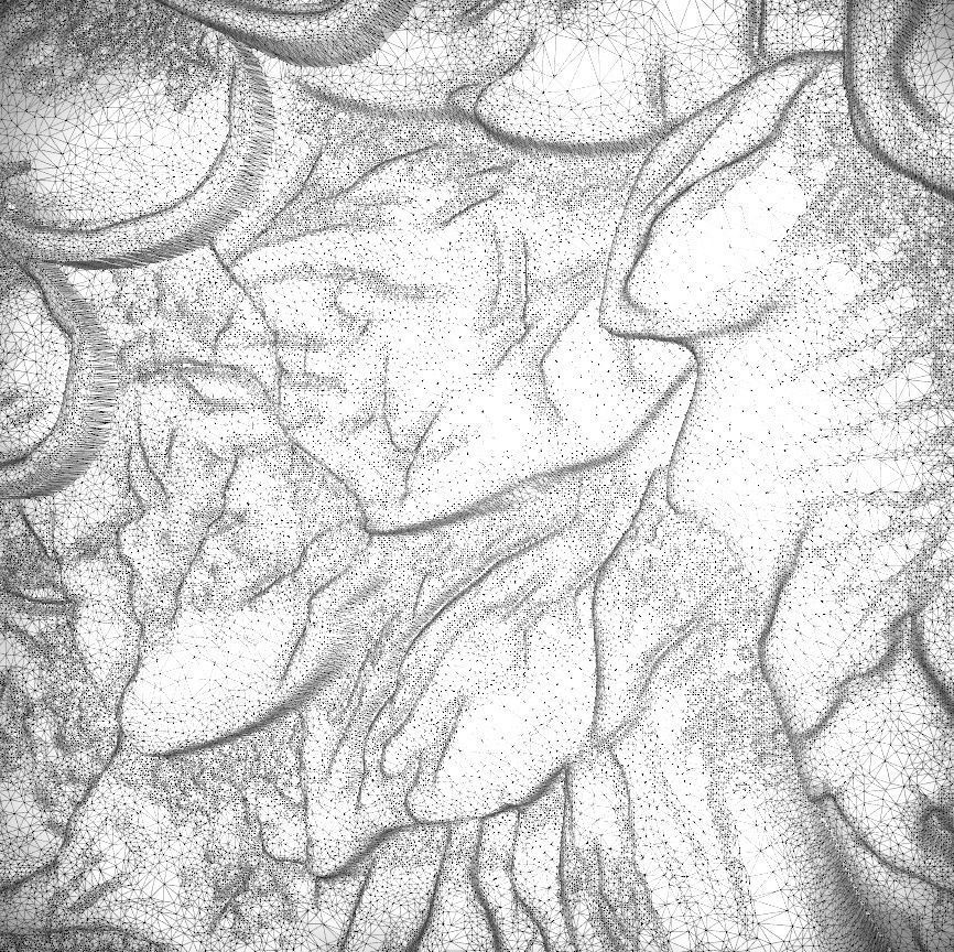 Carved panel painting STL 3D print model_7