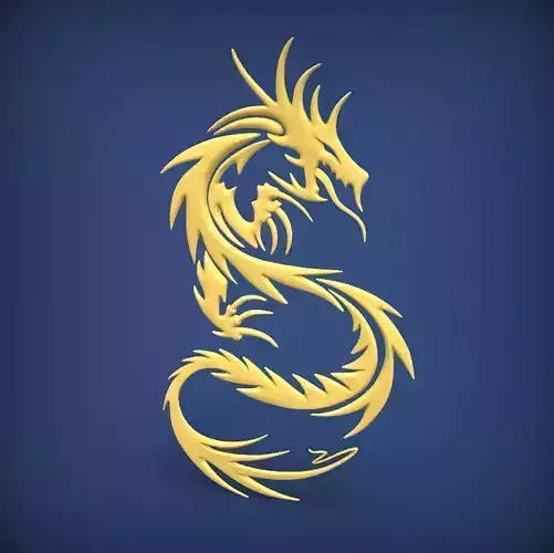 Carved panel painting STL