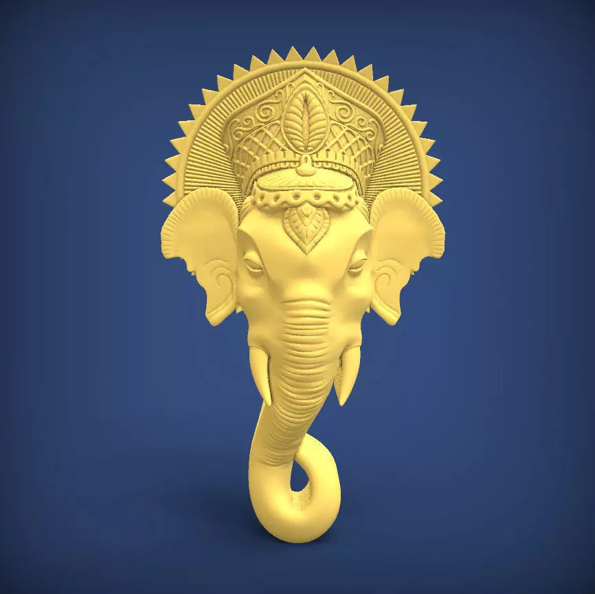 Carved panel painting STL 3D print model_0