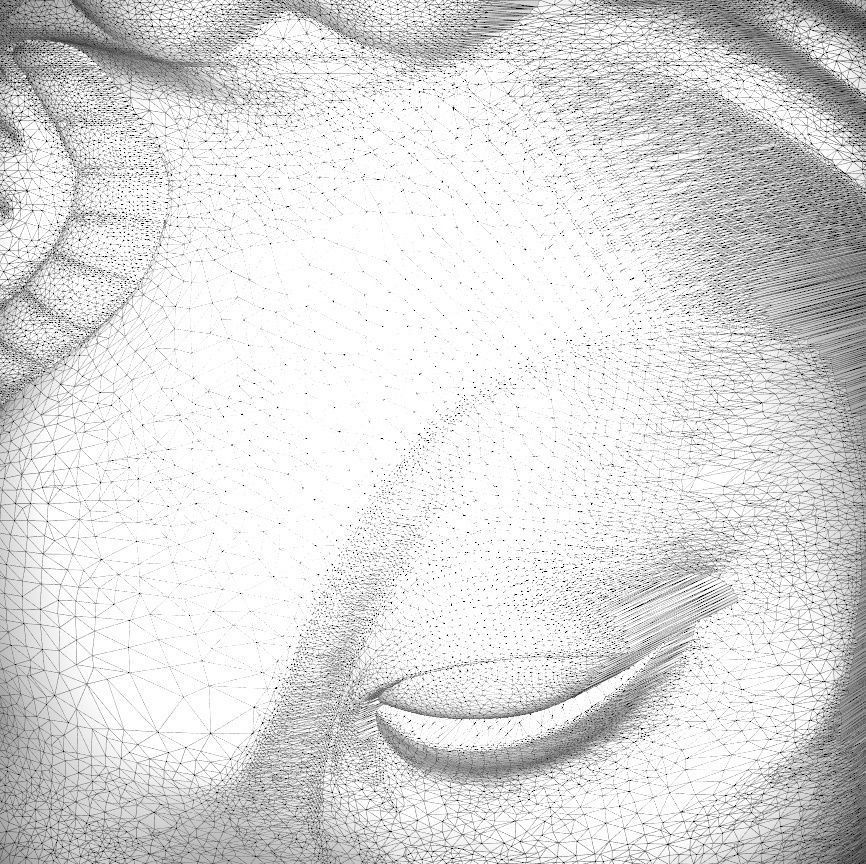 Carved panel painting STL 3D print model_7