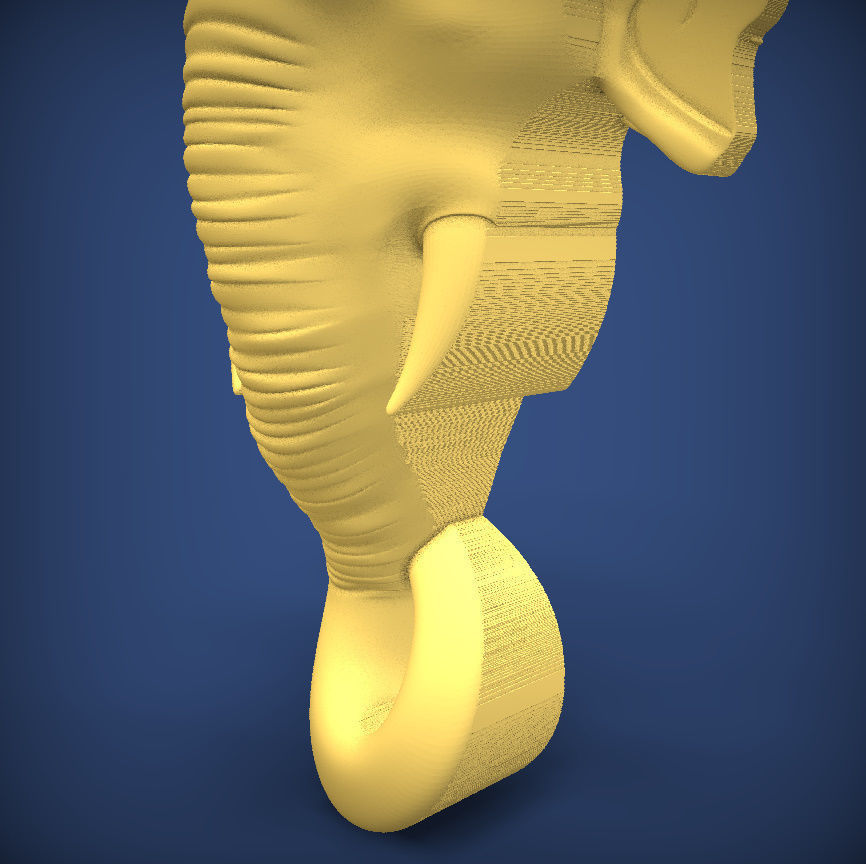 Carved panel painting STL 3D print model_3