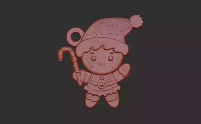 ginger decoration 3d printing model