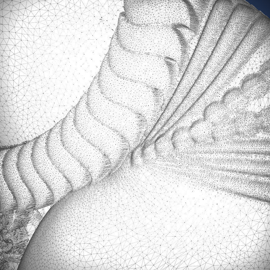 Carved panel painting STL 3D print model_6