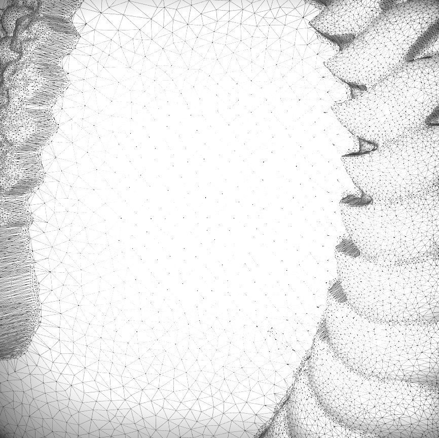 Carved panel painting STL 3D print model_7