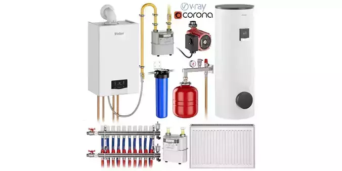 Home heating system kit 2