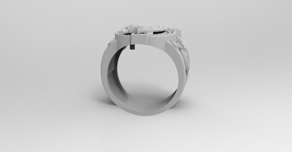 anillo caballo  3D print model_4