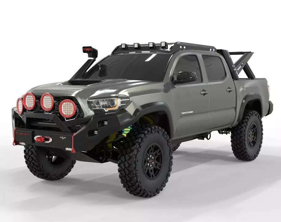 Generic Tacoma 2018 TRD Pro Ecotechene Edition 3D model