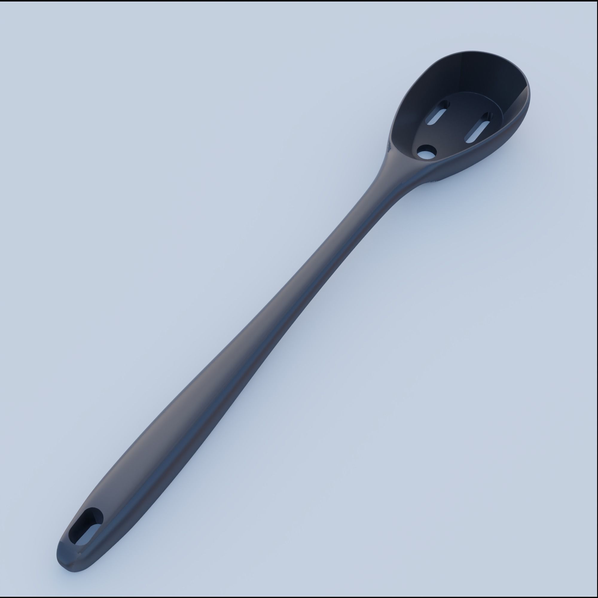 Kitchen utencil set Low-poly 3D model_7