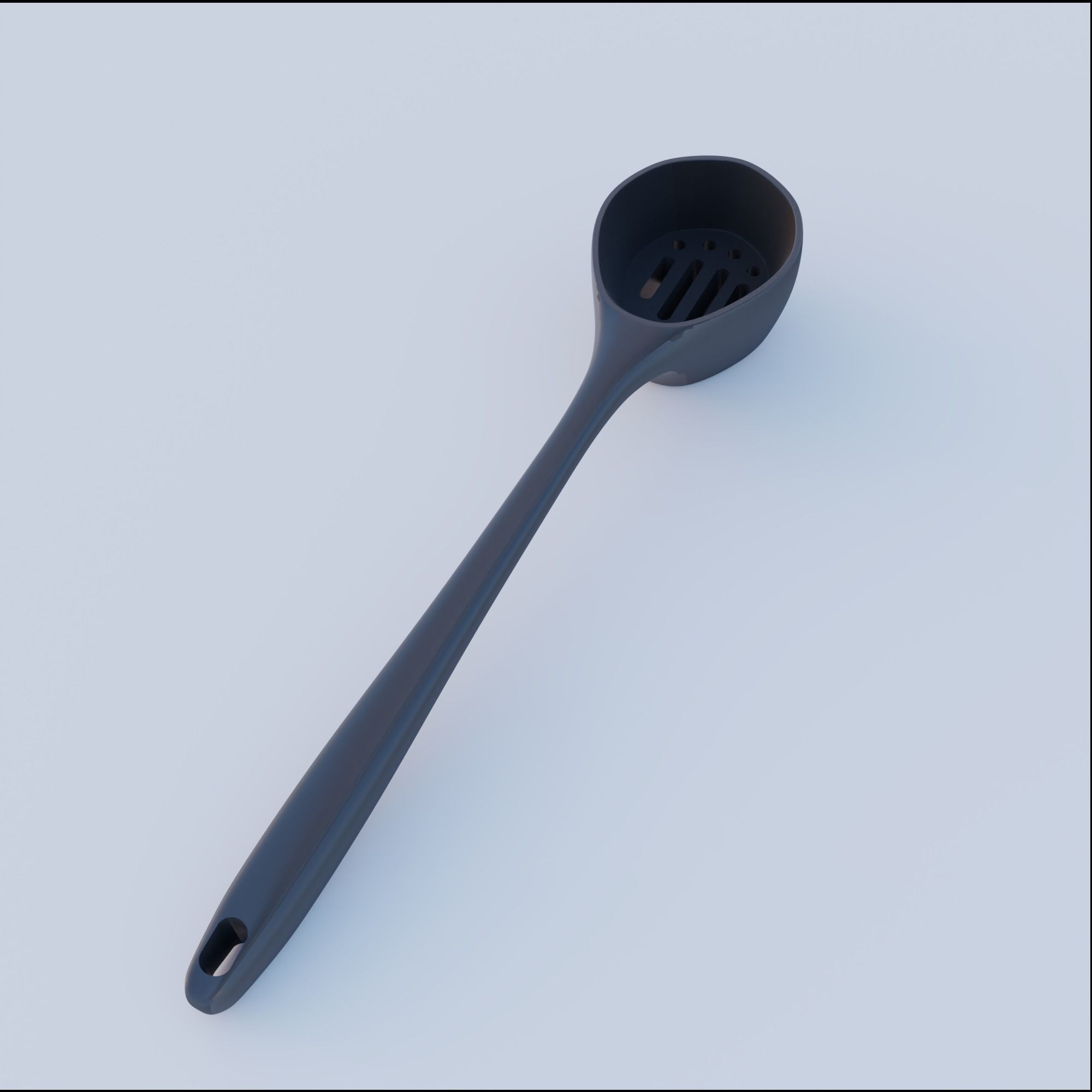 Kitchen utencil set Low-poly 3D model_2