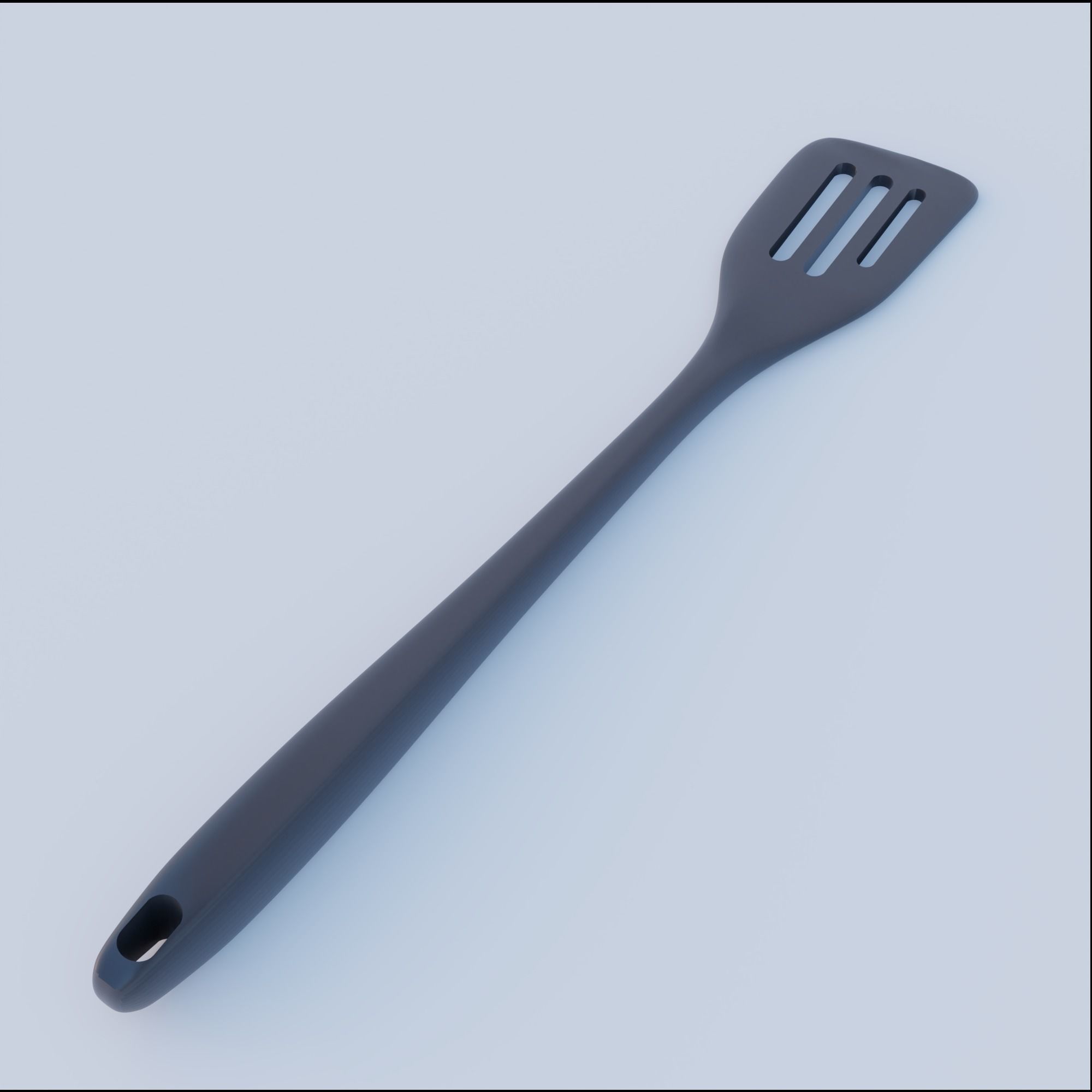 Kitchen utencil set Low-poly 3D model_6