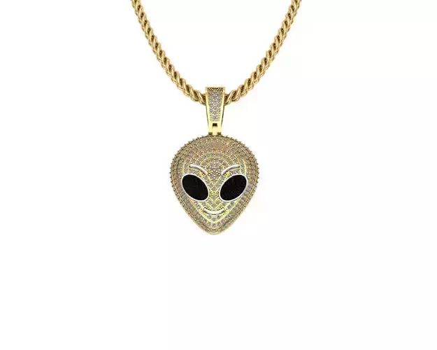 Alien Diamond Pendants