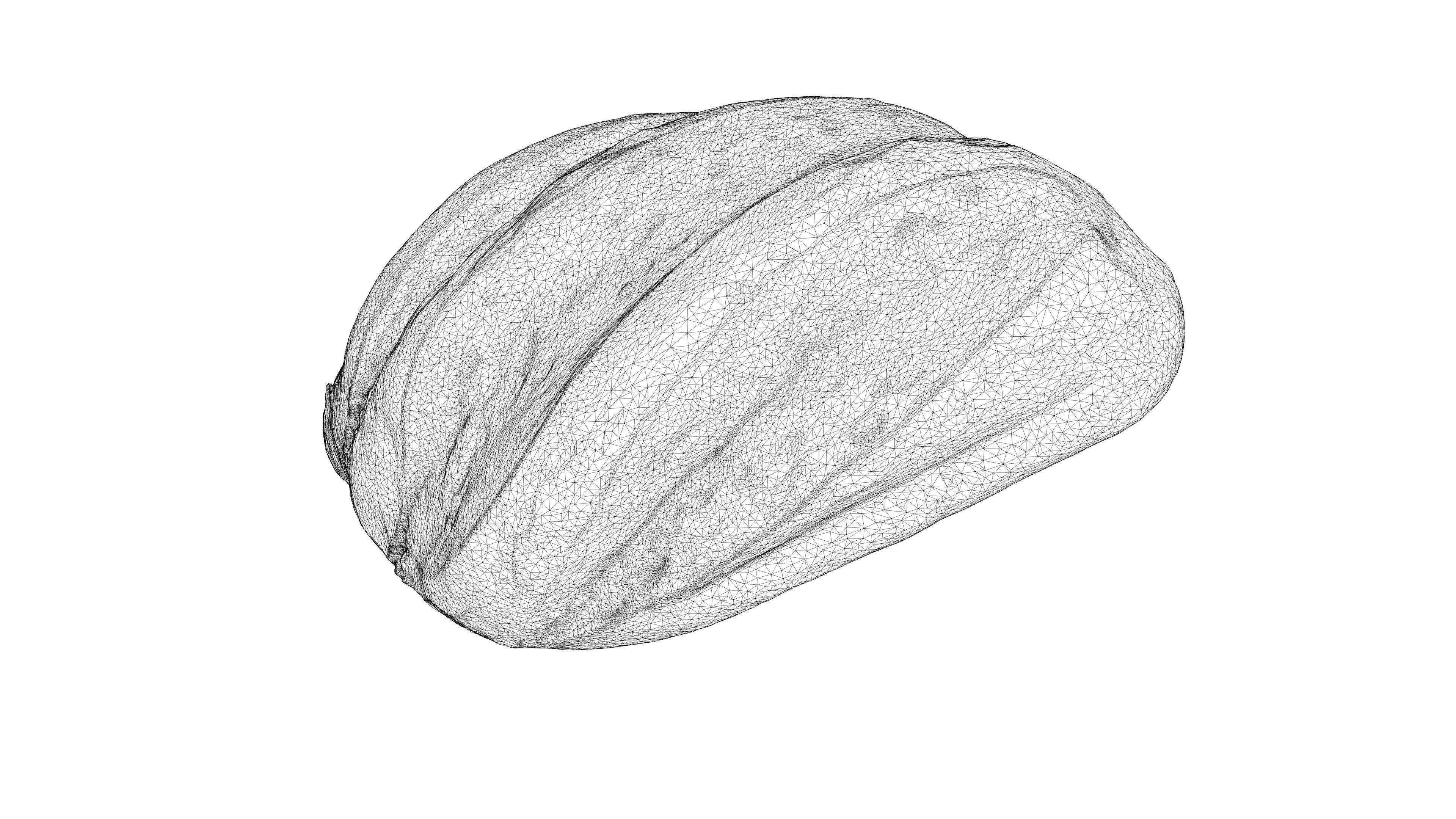 Photorealistic 3D scan of wheat Loaf  Low-poly 3D model_22