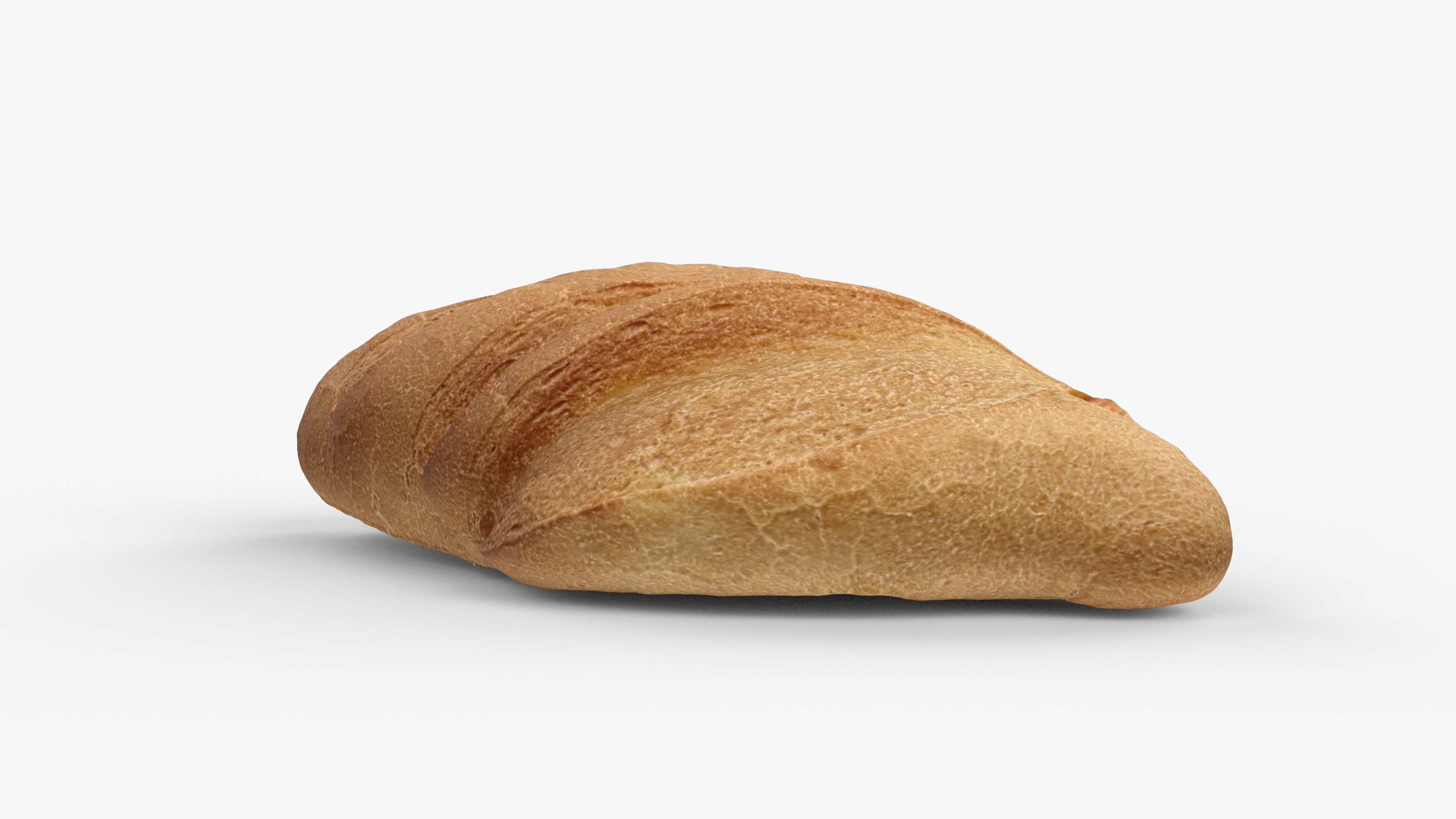 Photorealistic 3D scan of wheat Loaf  Low-poly 3D model_10
